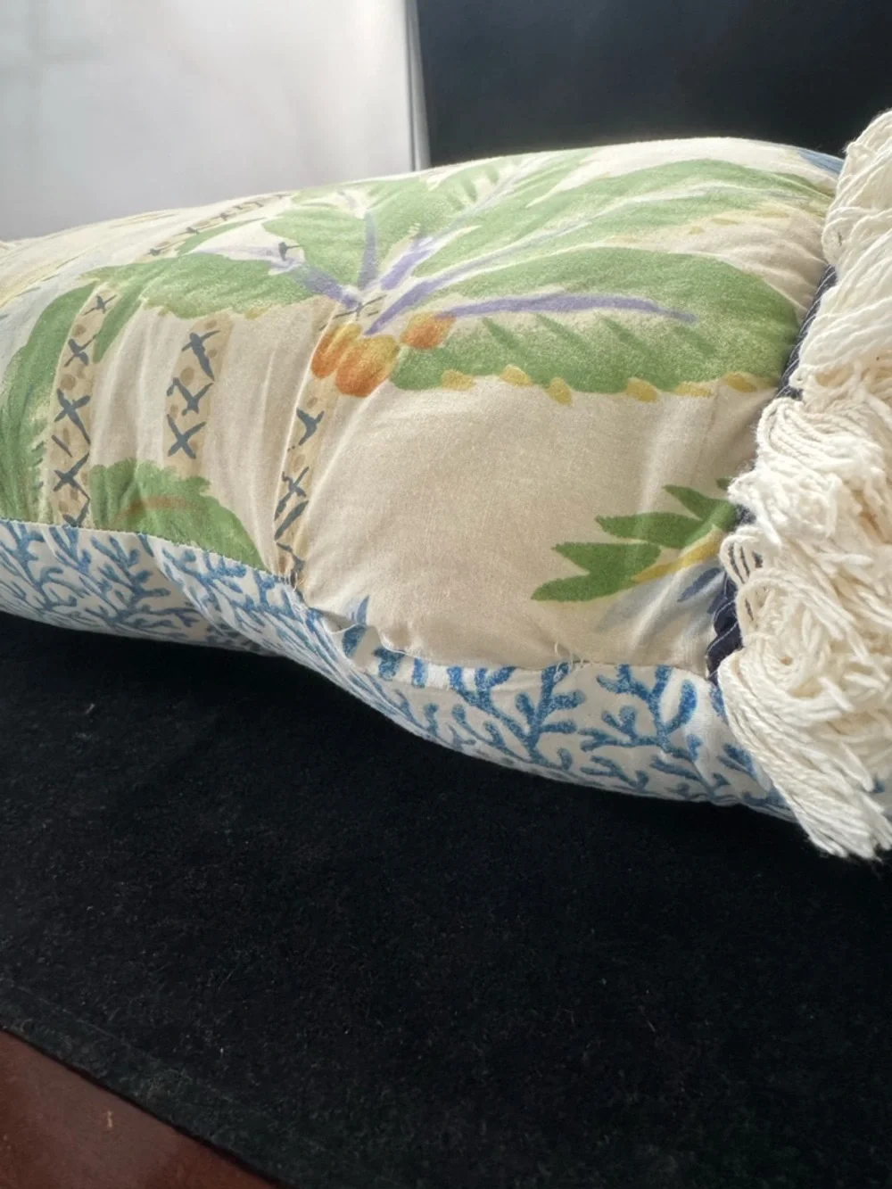 Coastal Life Full/Queen Quilt Set, 2 Shams & 3 Decorative Pillows in 100% cotton - Picture 5 of 15